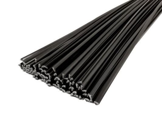 Plastique baguettes de soudure ABS 6mm Triangulaire Noir 1kg barres
